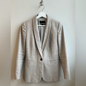 J. Crew Parke Blazer in Stretch Linen - Flax Size 0